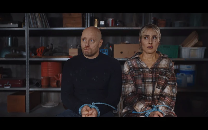 They take a pause from slapstick to do some acting. They take a pause from slapstick to do some acting.