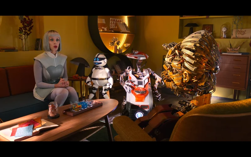 A house meeting to discuss if we should continue watching this film. A house meeting to discuss if we should continue watching this film.