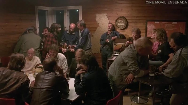 Cool dudes hang on the jukebox. Cool dudes hang on the jukebox.