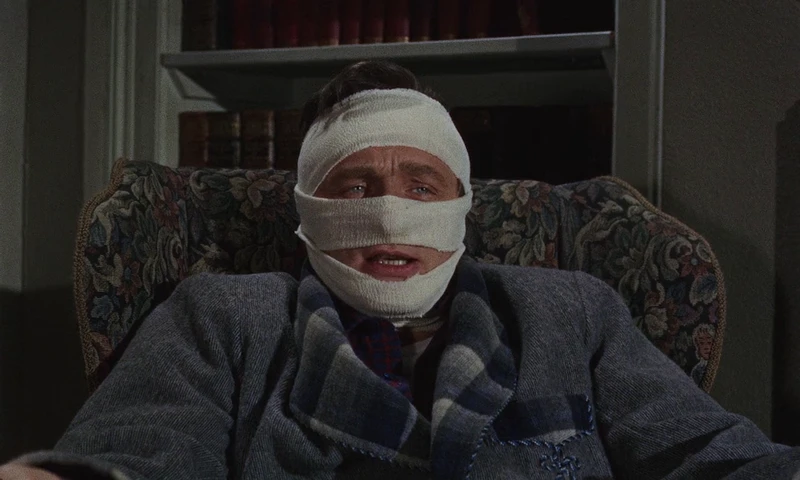 Not quite invisible man.