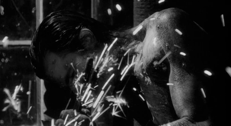 Grinding metal is a good workout. Grinding metal is a good workout.