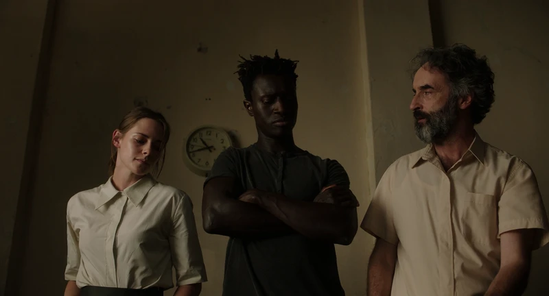 A good detective would notice he's standing next to a vampire. A good detective would notice he's standing next to a vampire.