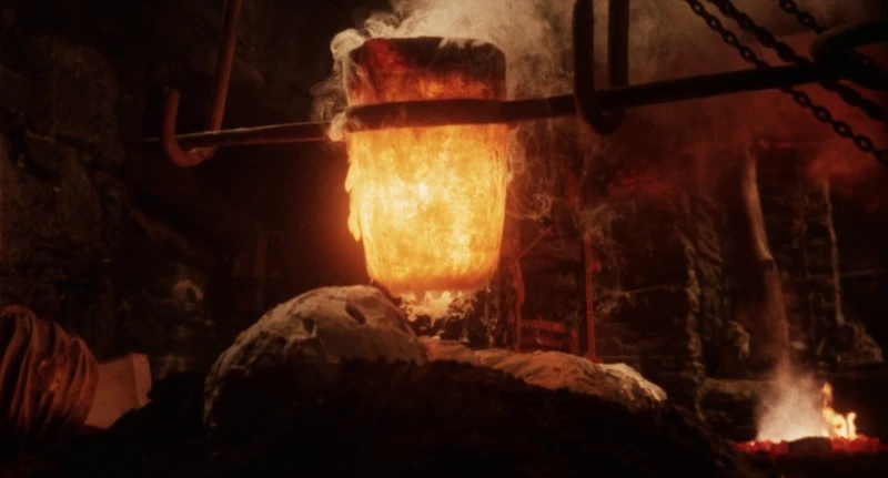 On the set of Terminator 2. On the set of Terminator 2.