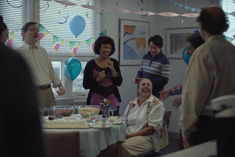 She's sad, but workin'. She's sad, but workin'.