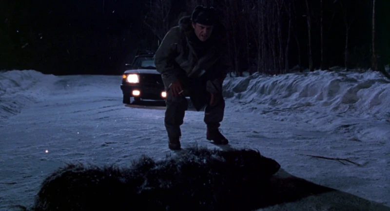 He doesn't seem like the best snow driver. He doesn't seem like the best snow driver.