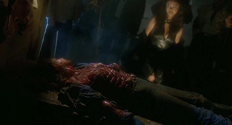 The party platter is a corpse. The party platter is a corpse.