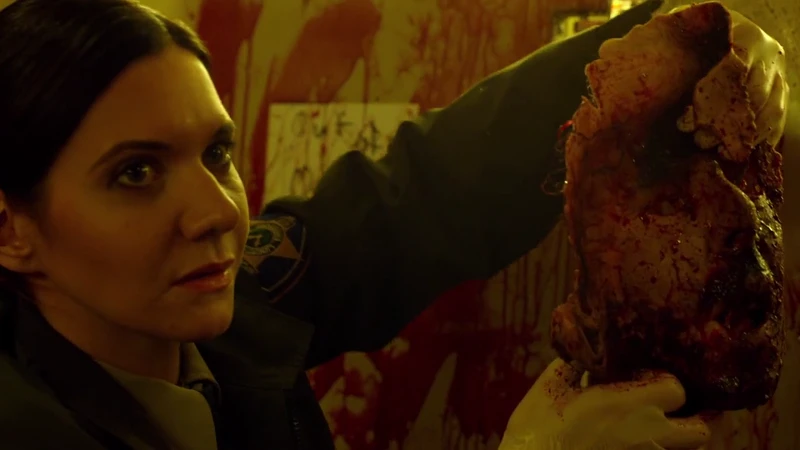 He finds his own face. He finds his own face.