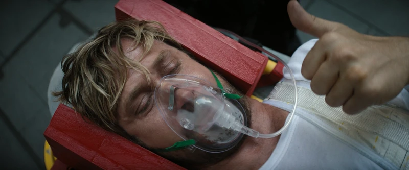 Stunt guys give everything a thumbs up. Stunt guys give everything a thumbs up.