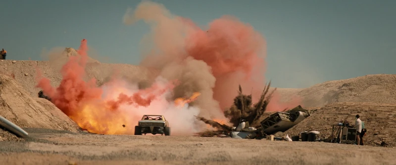 And cars flip. And cars flip.