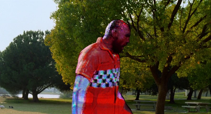 he can also sometimes be a fuzzy TV image, for some reason he can also sometimes be a fuzzy TV image, for some reason