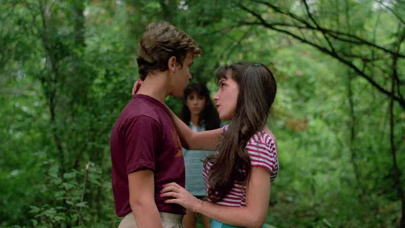 A boy likes a girl but a different girl likes that boy. A boy likes a girl but a different girl likes that boy.