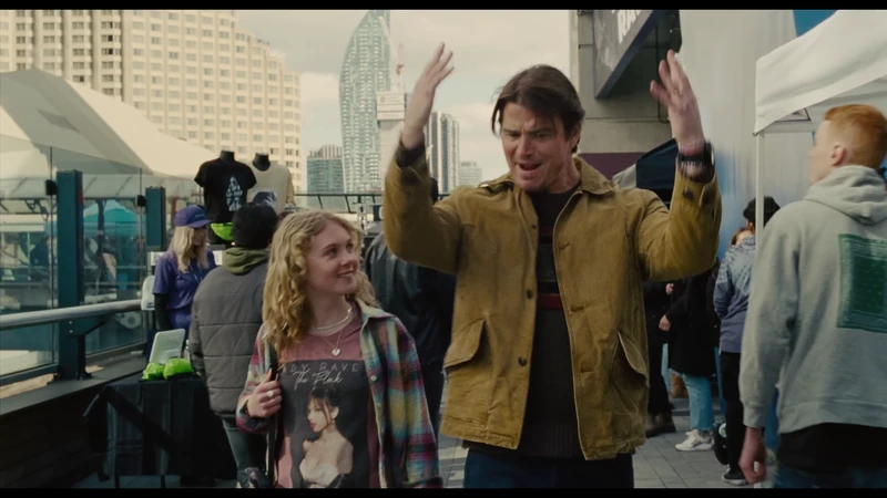 He's a totally cool dad. He's a totally cool dad.